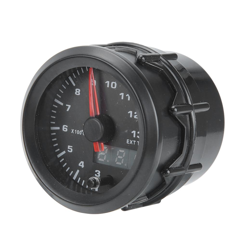 52mm 2.0in Auto Exhaust Temp Gauge Meter Digital Display Stepper Motor