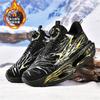 Winter velvet thickened real explosive carbon plate cushioning comfortable warm cotton shoes outdoor sports running shoes