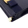Salvatore Ferragamo Coin Pocket Key Ring Pouch Vara ribbon Lizard Coin case black Lizard Used