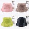 Chic Vintage Grid Edge Fisherman Hat Women Summer Wide Brim Sun Protection Cap