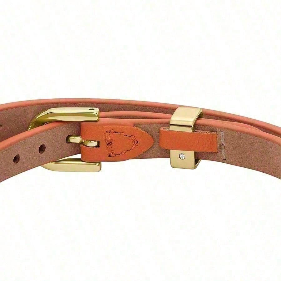 Lady's Multi-strand Bracelet, Made of Leather Material, Suitable for Shopping, Festivals and Daily Wear.