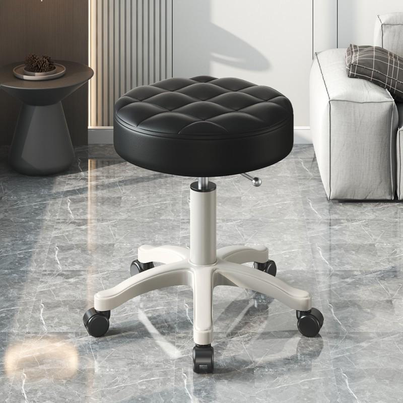 Height-Adjustable Rotating Salon Chair for Beauty, Barber, or Nail Art