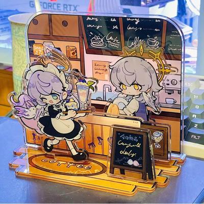 Anime Honkai: Akrylový teeterboard Star Rail Robin Sunday Creativity Houpačka Desktop Home Decoration