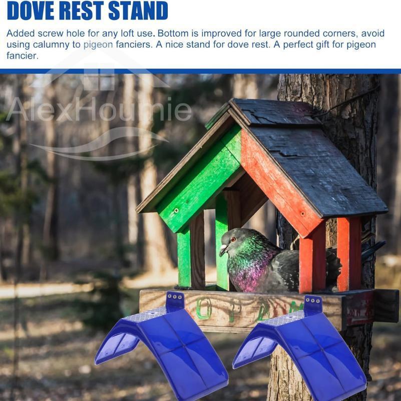 Pigeon Rest Stand 10pcs Plastic Pigeon Perch Dove Rest Stand Frame Dwelling Pigeon Perches Roost for Bird Supplies