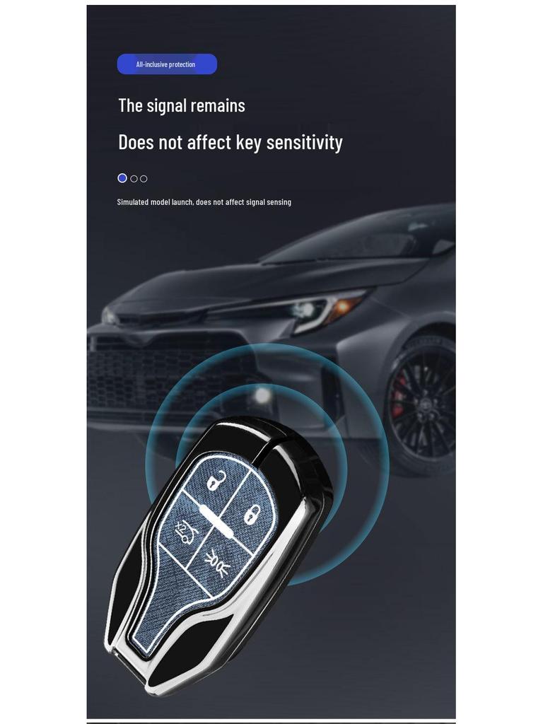 Maserati Sleuteletuis voor Quattroporte, Ghibli, Levante en Gregale Modellen.