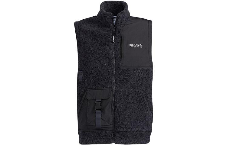 Adidas Originals Vests Men s Night Sky Gray Stand Collar Thickened Other HC0382 S