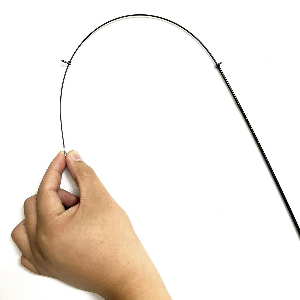 Ultralight Telescopic Tinplate Fishing Rod—Sensitive Tip for Small Fish, Compact for Backpacking.