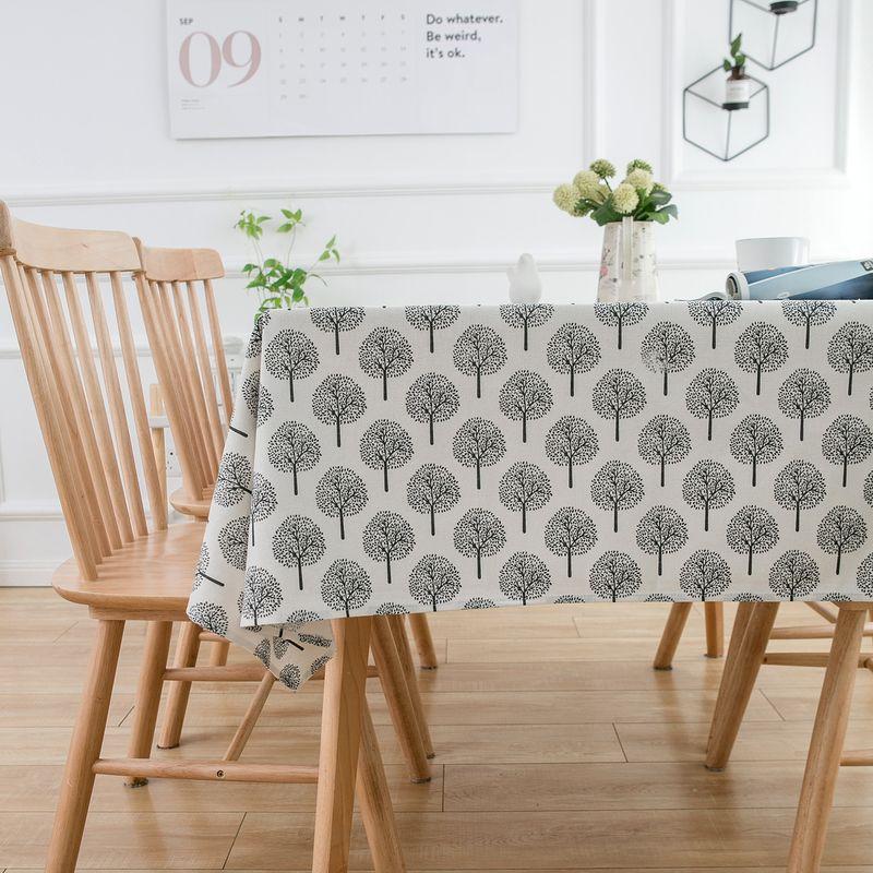 

Минималистичный письменный стол Ins Студенческий Хлопок Лен Скандинавский стиль Ткань Light bushes((Tablecloth)) 40*60cm