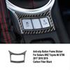 Carbon Fiber Gear Shift Console Button Cover Trim For Toyota 86 Subaru BRZ 17+