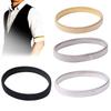 1/2 PZ Fascia Elastica per Braccio da Uomo Unisex Porta Maniche Elastiche per Camicia Elastico Estensibile Metallo Ghette per Maniche Accessorio Abbigliamento