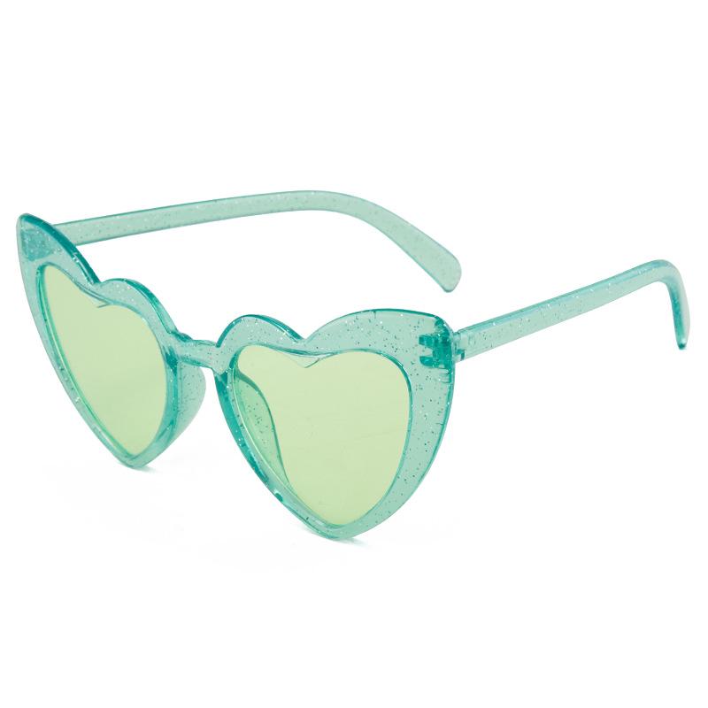 2022 Heart-shaped European & American Style Women's Fashion Slimming Sunglasses