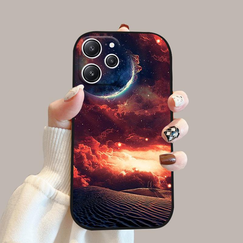 For Redmi 12 4G 5G Silicone TPU Soft Case For Redmi 12R Phone Bumper Cover For Xiaomi Redmi Note 12R 5G Protective Fundas Cases