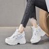 Ins Dad Shoes New Thick Sole Inner Height Increase Sports Leisure Spring and Autumn Single Shoes A