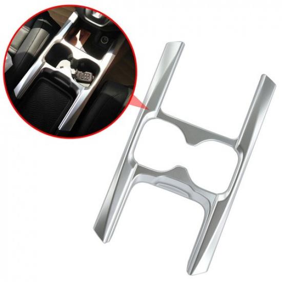 Accessories For Honda CR-V CRV 5th 2017- Chrome Water Cup Holder Cover Trim