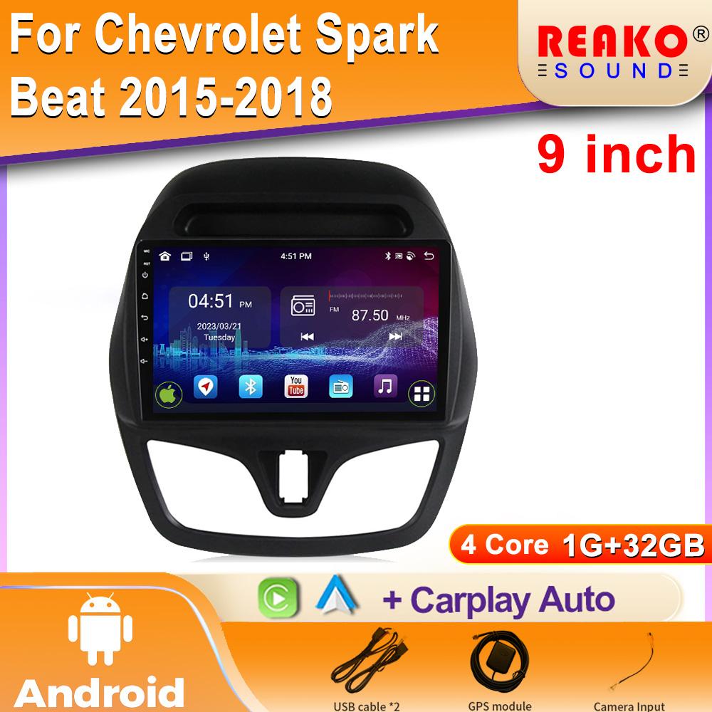 Android For Chevrolet Spark Beat 2015-2018 Auto Wireless Carplay Car Radio Multimedia Player Navigation GPS Bluetooth WIFI