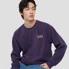 Gap Unisex Loose Fit Logo Embroidered Fleece Crewneck Sweatshirt 831294