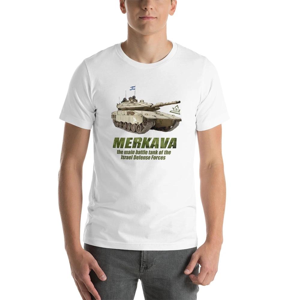 

Israel Defense Forces Merkava Main Battle Tank T Shirt New 100 Cotton Short Sleeve ONeck Casual Tshirts Loose Top Size S3XL S