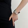 Vintage High-End Twisted Metal Crossover Wrap Bangle