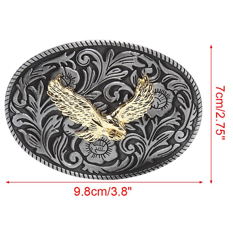 Vintage Eagle Metal Alloy Belt Buckles Unisex Western Buckle Cowboys Cowgirls