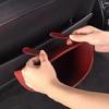 Leather Car Seat Back Storage Box Versatile Organizer MultiFunctional Bag for Car Interior Storage Road Trips
