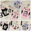 Bat Demon Cartoon Plush Photocard Holder Korean Style Photo Protective Case Student