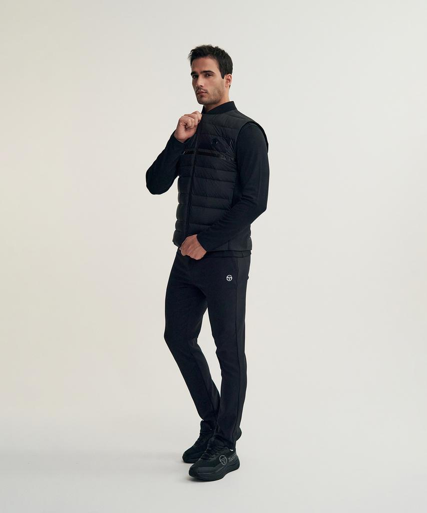 Sergio Tacchini M Cushworm Lightweight Down Vest (Black)