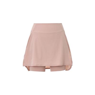 Solid Color Quick-Dry Skirt Shorts Women Shorts Light-Purple DV9456-272