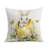 Osterhase Ostereier Kissen Kissenbezug Polyester Kissenbezug Dekokissen Kissenbezug Haus Auto Sofa Dekor