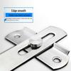 Rodelic No-Punch Stainless Steel Flat Latch Door Bolt (10-Pack)