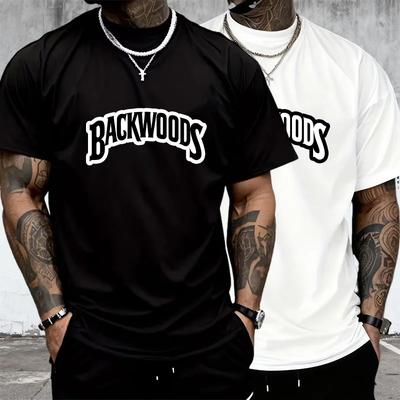 Quality Casual Versatile Outdoors Jogging Ventilate Simple Men's Cotton Loose Short Sleeve Fashion Summer Comfort Daily T-shirts
