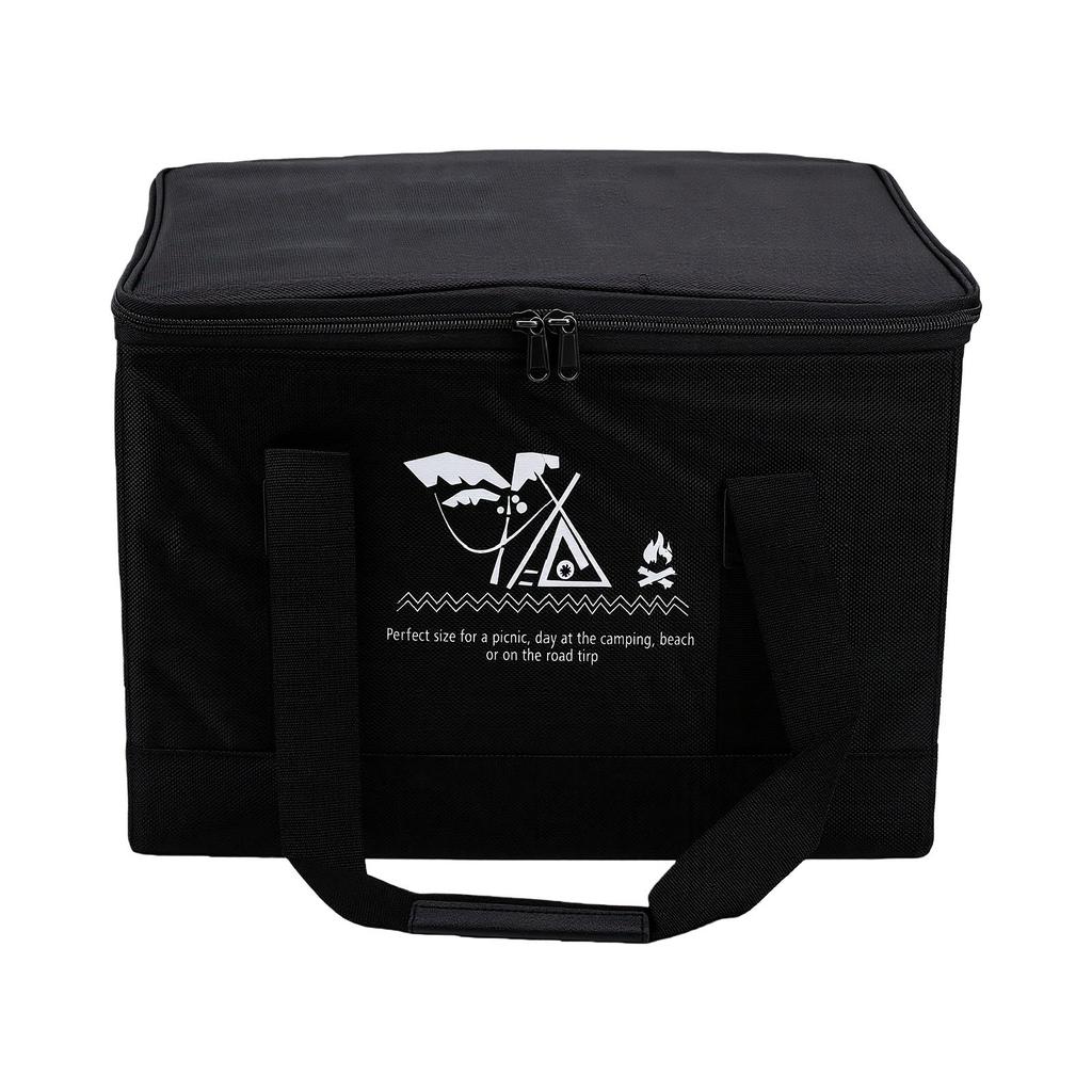 30L Camping Storage Bag Rainproof Heavy Duty Foldable Organizer for Outdoor Cookware Car Trunk