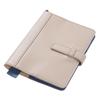 Lightex Genuine Leather Notebook Cover, A6 Size, Compatible with Hobonichi Original Size, Two-Tone Design, A6-monoleather (Gray)