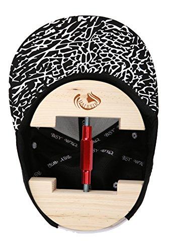 HAIBEIR Hat Stretcher, Denim Multicolor Adjustable Heavy Hat Stretcher for Heavy-Duty Hats, Cowboy Hats, Baseball Caps, Wool Hats, and Men's and Women