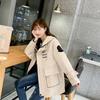 Werkzeugjacke Damen Frühling und Herbst Koreanische Version Locker Mode Alleskönner Kapuzenwindjacke Studenten