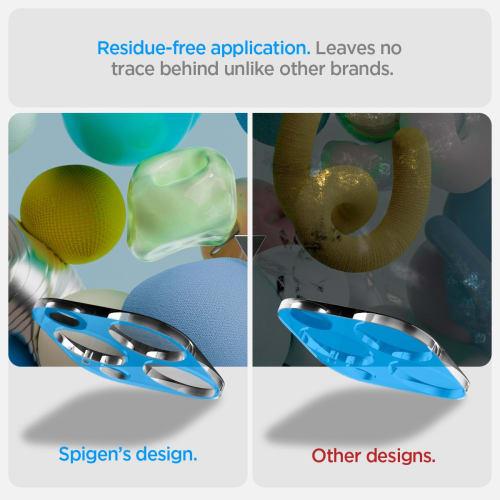 Spigen iPhone 16 Pro/iPhone 16 Pro Max Camera Protective Film 9H Hardness Tempered Glass Crystal Clear Compatible with iPhone 16Pro/16ProMax/15Pro/15P