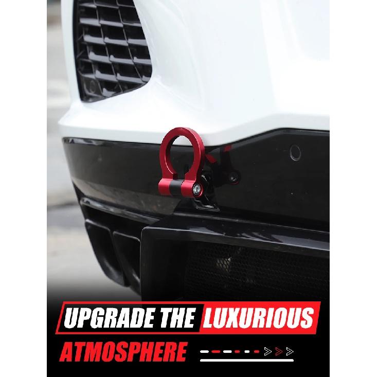 Pour Chevy Corvette C7 Z06 2014-2019 Style Voiture Crochets de Remorquage de Course Barres de Remorquage Avant Arrière Aluminium Billet Rouge Noir Bleu