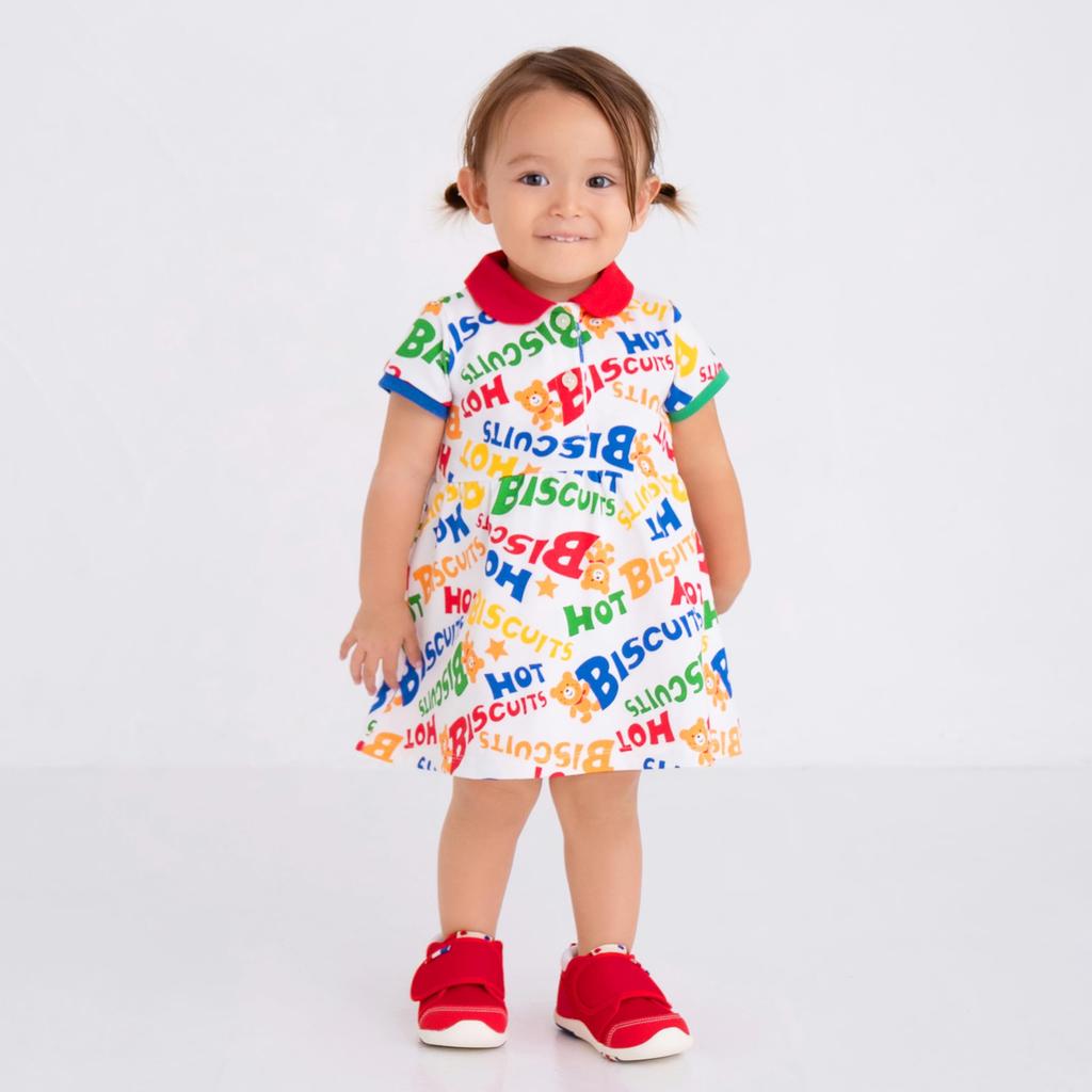 HOUSE Hot Polo Shirt Dress Girls Baby Clothing Multicolor 80cm [MIKI Biscuits] Children's 72-1901-684
