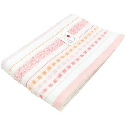 Hayashi Bath Approximately 60 X 120 Senshu Nile BN207602 Towel, Cm, Border, Pink,