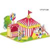 Villa House Castle Building Model 3D Cardboard Puzzle Jigsaw Toys Children's Interest Educational Toys Kids Gift