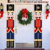 Nutcracker Soldier Door Banner Decor 2025 Christmas Decorations for Home Xmas Hanging Ornaments Navidad Noel Gifts New Year 2026