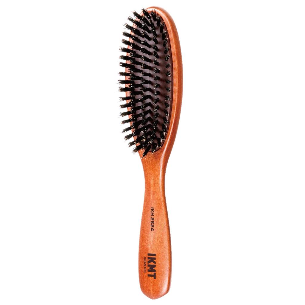 Ikemoto Brush Brushing Brush Medium Bristle Hardness Made In Japan Hairbrush/IKMT (Large), (M), IKH2624,