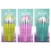 10Pcs Watercolor Paint Brush Nylon Paintbrush for Artist Beginner Acrylics Oil Watercolor Gouache Painting Face Body Art