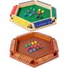 Shut The Box 6-sided Wood Tabletop Toy Board Entertainment Game for Outdoor Party Gathering School Travel Teens Adults Kids
