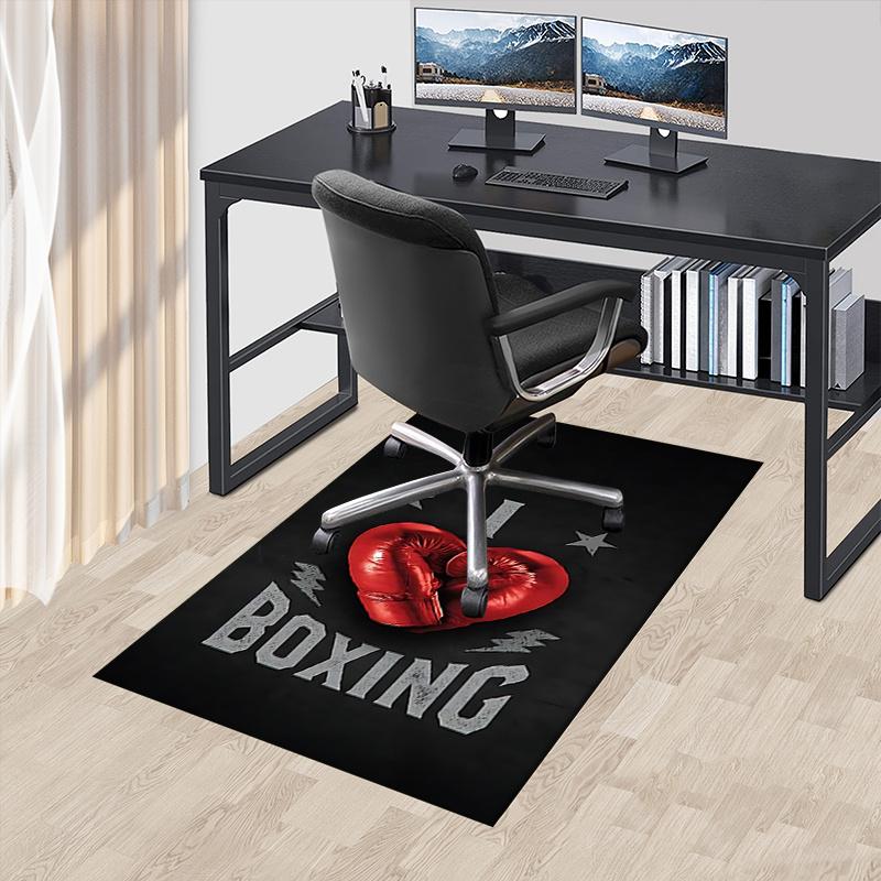 

I LOVE Boxing Chair Mat - Office Carpet, Oversized Rug for Home Decor, Sofa Mat, Desk Pad, Gift Idea for Boxing Enthusiasts, Suitable for Be 60cm by 90cm