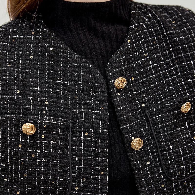 French Chic Plaid Layered Vest for Women