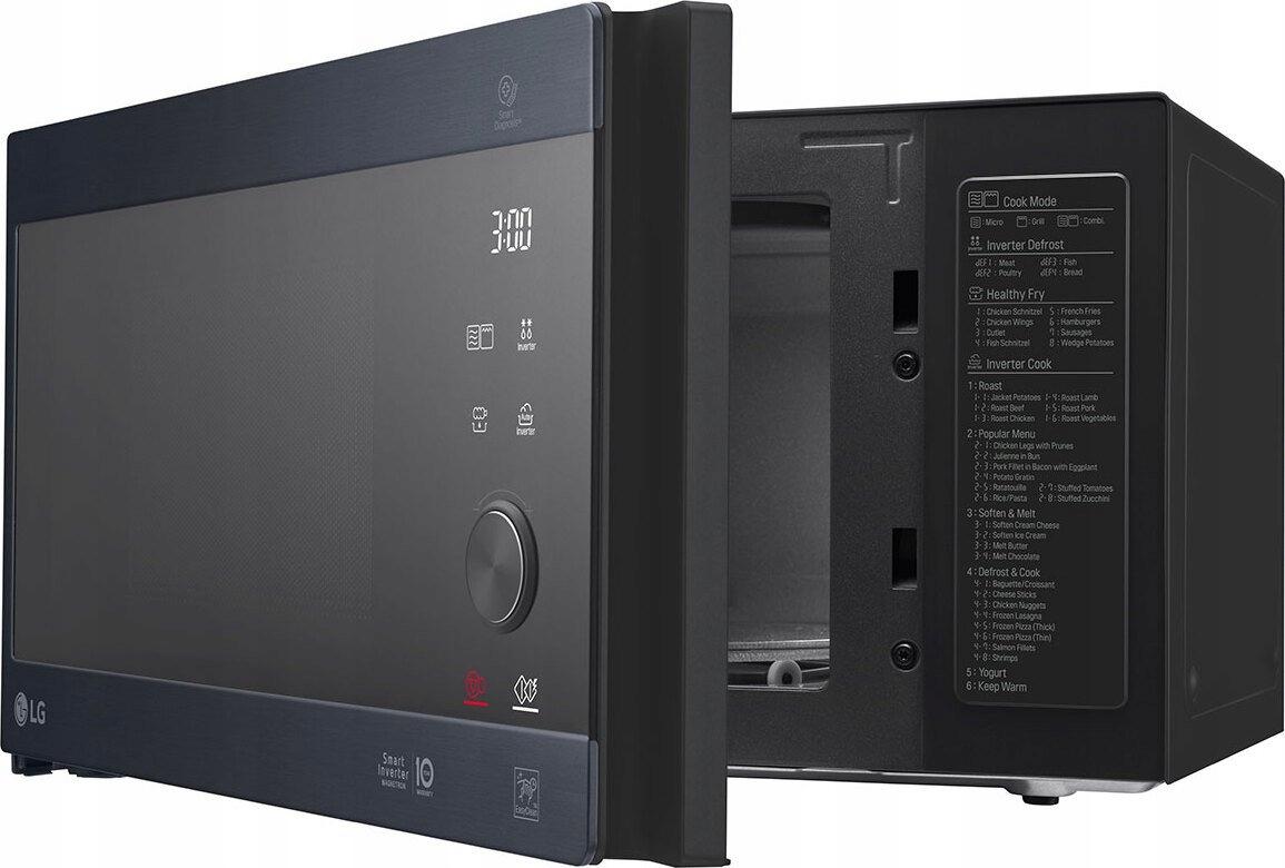 LG MH6565CPB Mikrowellenherd 25L 1000W Schwarz schwarz