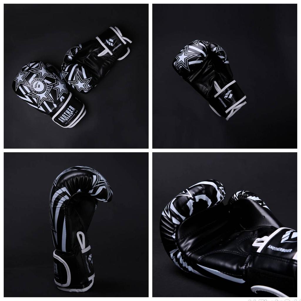 Boxing Gloves 6 12 14oz PU Leather Muay Thai Free Fight MMA Kick Boxing Training Glove For Men Women Kids