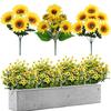 Simulation Sunflower Daisy Wedding Home Party Hotel Engineering Photography Flower Arrangement Props Fake Flower Decoration