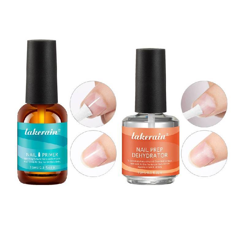 Nagel Primer Set Met Balancerende Oplossing En Lijm Voor Professionele Manicure Verzorging