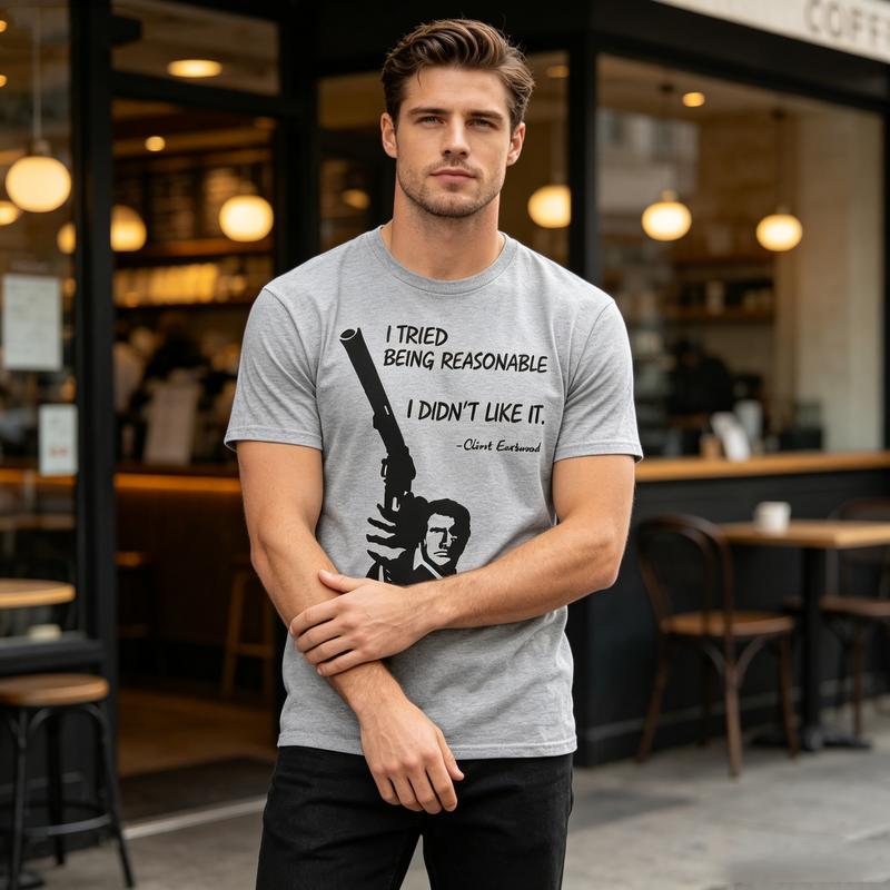 I Tried Being Reasonable Quote Graphic T Shirt for Unisex Casual Cotton Short Sleeve Tee Print Y2k Top Harajuku Oversized T Shirt